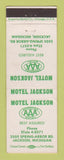 Matchbook Cover - Motel Jackson Jackson MI