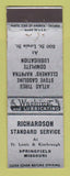 Matchbook Cover - Richardson Standard oil gas Atlas Tires Springfield MO