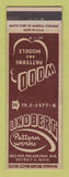 Matchbook Cover - Lindberg Pattern Works Wood Detroit MI