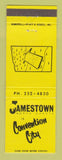 Matchbook Cover - JAmestown ND Convention City Tourism
