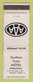 Matchbook Cover - Southern Trails Motel Elizabethtown KY WEAR