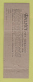 Matchbook Cover - John Middleton's Walnut Pipe Tobacco DD Bean