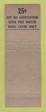 Matchbook Cover - Danny's Sinclair oil gas WEAR