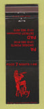 Matchbook Cover - Alley Detroit Grosse Pointe MI