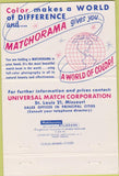 Matchbook Cover - Universal Match Dick Hartquist Los Angeles CA 40 Strike