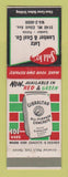 Matchbook Cover - Gibraltar Concrete Lutz Lumber Coal Detroit MI