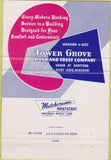 Matchbook Cover - Tower Grove Bank St Louis MO 40 Strike