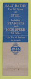 Matchbook Cover - Anderson Steel Treating Detroit MI