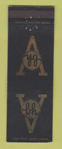 Matchbook Cover - BH Tool and Supply Detroit MI