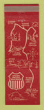 Matchbook Cover - Union Pacific Railroad Utah Parks Cedar City UT