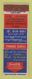 Matchbook Cover - Fox's Standard oil gas Petoskey MI