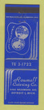Matchbook Cover - Roumell Catering Detroit MI