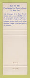 Matchbook Cover - Tiroler Hof Motel Marquette MI Best Western