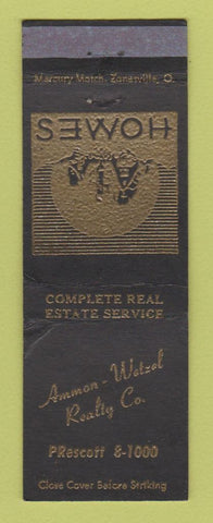 Matchbook Cover - Ammon Wetzel Real Estate Detroit?