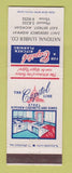 Matchbook Cover - Capitol Line Kitchens East Detroit MI National Lumber