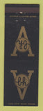 Matchbook Cover - BH Tool and Supply Detroit MI