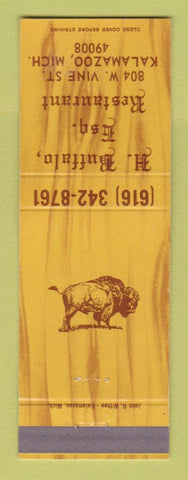 Matchbook Cover - H Buffalo Esq Restaurant Kalamazoo MI