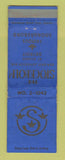Matchbook Cover - The Stockholm Restaurant Detroit MI WEAR