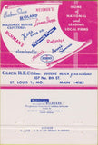 Matchbook Cover - Glick Clothing Bakers Shoes Lerner Shops 40 Strike