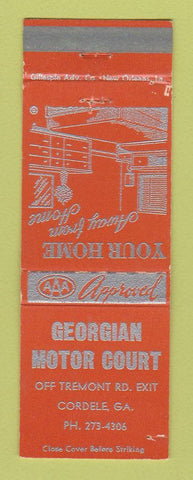 Matchbook Cover - Georgian Motor Court Cordele GA