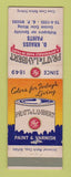 Matchbook Cover - Pratt & Lambert Paint O Krauss Grosse Pointe Woods MI