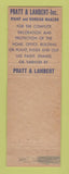 Matchbook Cover - Pratt & Lambert Paint O Krauss Grosse Pointe Woods MI