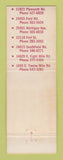 Matchbook Cover - The Nugget Restaurant Detroit MI