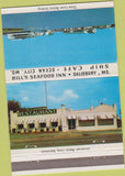 Matchbook Cover - Ship Cafe Seafood Inn Salisbury MD 40 Strike