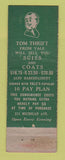Matchbook Cover - Yale Aristocrat Men's Clothes Detroit MI WORN