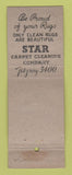 Matchbook Cover - Star Carpet Cleaners WEAR