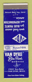 Matchbook Cover - Van Dyke Blue Print Service MI WEAR