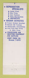 Matchbook Cover - Van Dyke Blue Print Service MI WEAR