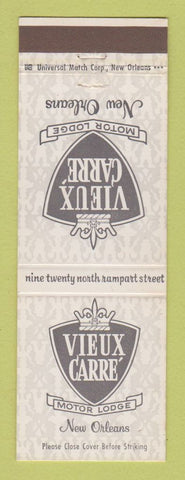 Matchbook Cover - Vieux Carre Motor Lodge New Orleans LA