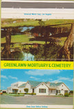 Matchbook Cover - Greenlawn Mortuary Cemetery Bakersfield CA 40 Strike