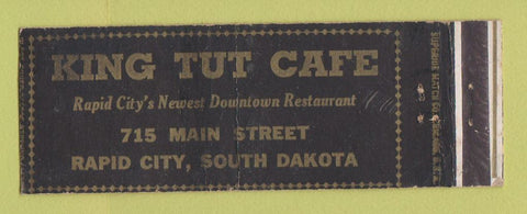 Matchbook Cover - King Tut Cafe Rapid City SD Full Length
