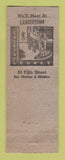 Matchbook Cover - Lankershim Hotel San Francisco CA STAINED