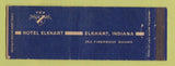 Matchbook Cover - Hotel Elkhart IN Full Length