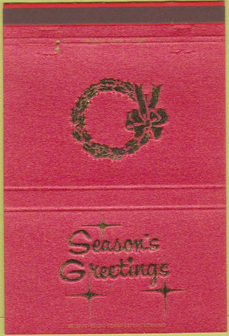 Matchbook Cover - Farmer's Merchants Bank Highland IL 40 Strike