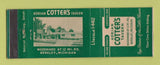 Matchbook Cover - Adrian Cotter's Tavern Berkley MI WEAR