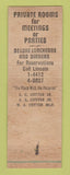 Matchbook Cover - Adrian Cotter's Tavern Berkley MI WEAR