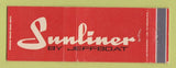 Matchbook Cover - Sunliner by Jeffboat