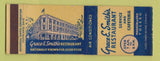 Matchbook Cover - Grace Smith's Restaurant Toledo OH