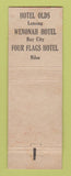 Matchbook Cover - Wenonah Hotel Bay City MI WEAR Full Length