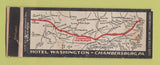 Matchbook Cover - Hotel Washington Chambersburg PA WEAR Full Length