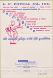 Matchbook Cover - Perma Glaze Popell Miami FL James Innes 40 Strike