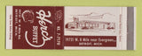 Matchbook Cover - Herc's Buffet Detroit MI