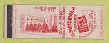 Matchbook Cover - Zimmerman Cleaners Linocoln NE