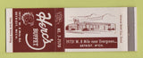 Matchbook Cover - Herc's Buffet Detroit MI