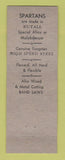 Matchbook Cover - Spartan Abrasives Detroit MI