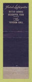Matchbook Cover - Hotel Lafayette Marietta OH WEAR
